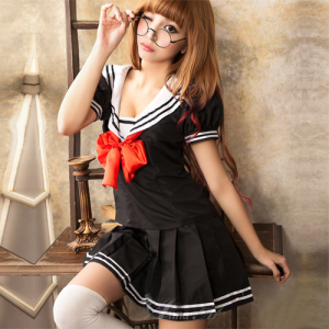 Japanese Schoolgirl Outfit (Black)