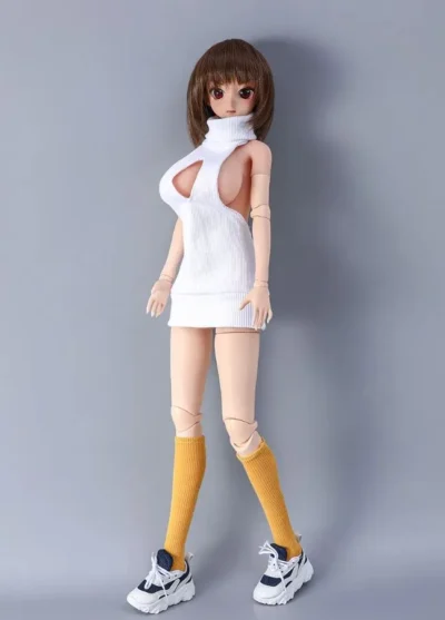 Alternative view of J62cm - Mini Silicone - Vinyl Head -  Climax Doll - Vanya (Yellow Only) - Mix Silicone
