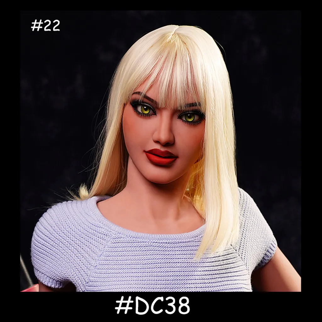 Tête TPE Dolls Castle DC38 – Interchangeable M16, toucher doux